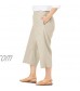 Woman Within Women's Plus Size Petite Linen Capri Pants