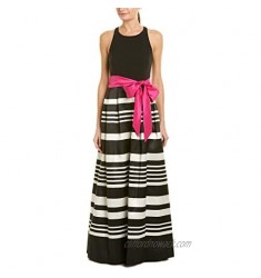 Eliza J Women's Ballgown with Stripe Skirt