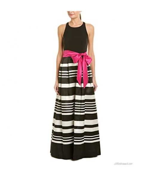 Eliza J Women's Ballgown with Stripe Skirt