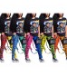 EOWOAN Sweatpants for Women High Waist Casual Track Cuff Printed Stretchy Comfy Patchwork Cargo Pants Set Without Bra