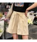 Fankle Women's Casual Elastic Waist Shorts Comfy Bermuda Shorts with Drawstring