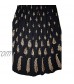 Fashion of India Womens Indian Crinkle Broomstick Gypsy Long Skirt Rayon Ethnic Black