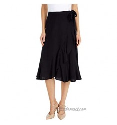 Lucky Brand Women's Kira Wrap Midi Skirt