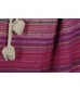 TLB - Purple Hued Seersucker Fabric Long Cotton Skirt A-Line Fir - Length: 38 ; Waist: 26- 36