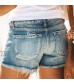 cooki Denim Shorts for Women Distressed Ripped Jean Shorts Stretchy Frayed Hot Short Jeans Casual Summer Shorts with Pockets