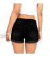 DEATU Womens Ripped Denim Shorts Hipster Body Enhancing Mid Rise Distressed Shorts Push Up Stretch Short Jeans Hot Pants