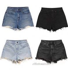 Voglily high Waisted Denim Shorts for Women's Summer wear