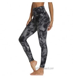 CAMPSNAIL High Waisted Leggings for Women - Butt Lift Soft Tummy Control Printed Pants Pattern Tights for Workout Cycling