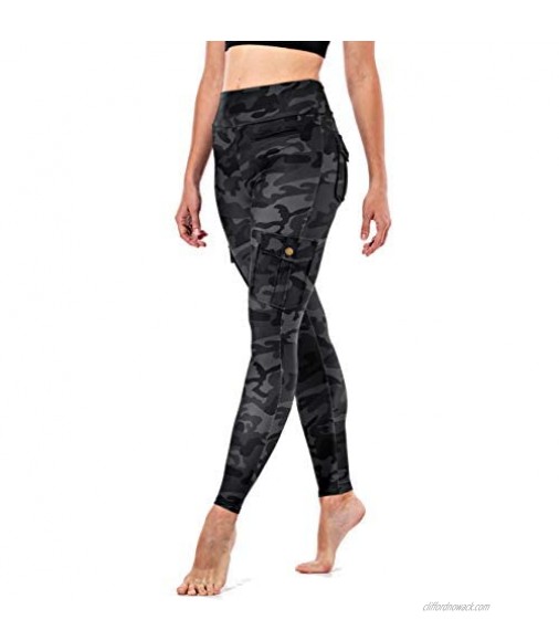OUT & ABOUT Lexi Cargo Pants for Women High Waisted Pants for Women. Casual Pants with Pockets | Women’s Casual Leggings