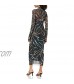 AFRM Women's Shailene Turtle Neck Long Sleeve Mesh Bodycon Midi Dress