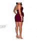Women's Two Pieces Outfits Sexy Skirt Sets Halter Crop Top Ruched Bodycon Dress Velvet for Summer Party Beach