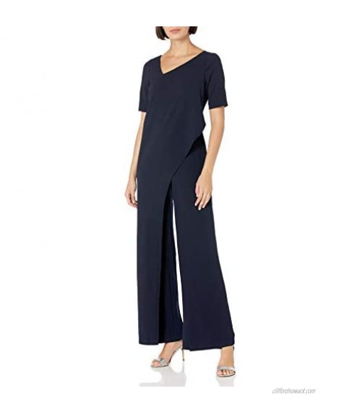 Adrianna Papell Women's Knit Crepe Jumpsuit