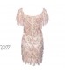 houstil Women's V Neck Sequin Glitter 1920s Inspired Fringed Flapper Club Prom Party Dress