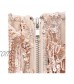 houstil Women's V Neck Sequin Glitter 1920s Inspired Fringed Flapper Club Prom Party Dress
