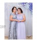 PROMLINK Women Long Beaded Chiffon Bridesmaid Dresses Prom Formal Dress
