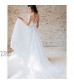 Stylefun Lace Beach Boho Wedding Dresses for Bride 2021 Long Bohemian Mermaid Bridal Gowns for Women MR46