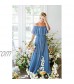 BONOYURY Women's A-line Chiffon Long Bridesmaid Dress Ruched Off The Shoulder Prom Evening Gown