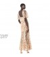Dress the Population Women's Lourdes Flutter Sleeve Sequin Lace Long Gown