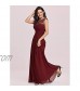 Ever-Pretty Womens Cap Sleeve Lace Neckline Ruched Bust Evening Gown 09993