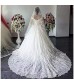 Fanciest Women's Lace Wedding Dresses for Bride 2021 Ball Gowns White