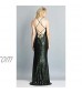 Halter Sparkly Sequin Prom Dresses Long for Women Mermaid Bridemaid Dress Backless Formal Evening Gowns