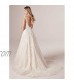 ONEDress Modest Lace Appliques Wedding Dresses with Sleeves Illusion A Line Wedding Bridal Gown for Women 2021