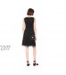 Brand - Lark & Ro Women's Sleeveless V-Neck Lace Crossover Detail Dress