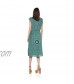 Dear Drew by Drew Barrymore Women's The Impressionist Pleater V-Neck Midi Dress