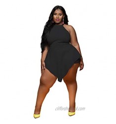 HOTGIRL Womens Plus Size Jumpsuits Rompers Casual Outfit Shorts Skirts for Club Party Beach