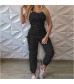 HUANKD Women's Jumpsuit Sleeveless Holiday Backless Summer Fashion Casual Camisole Rompers Apparel