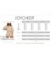JOYCHEER Womens Two Piece Outfits 3/4 Sleeve Solid Knit Rompers with Drawstring Beach Shorts