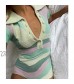 KOSUSANILL Short Sleeve Sexy Jumpsuits for Women Bodycon V Neck Romper Shorts Bodysuit Knitted One Piece Playsuit Y2K Fashion