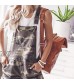 SHOPESSA Sunflower Rompers Overalls for Women Sleeveless One Piece Shorts Jumpsuits with Pockets