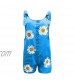 Women's Casual Daisy Overalls Shorts Jumpsuit Rompers With Pockets Adjustable Straps Solid Denim Bib Overalls Shorts