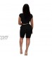 Women's Sexy 2 Piece Outfits Crop Top Bodycon High Waist Shorts Tracksuit Set Jumpsuits Rompers
