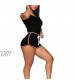 WIHOLL Womens Casual 2 Piece Short Sleeve Outfits Sets Summer Sexy Active Tracksuits