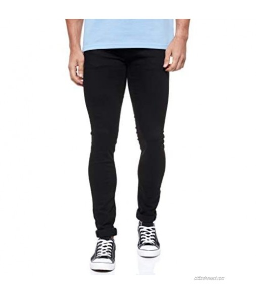 Jack & Jones Mens Designer Skinny Fit Stretch Grey Jeans BNWT