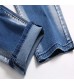 Jubaton Men's Patchwork Jeans Loose Fit Baggy Jeans Hip Hop Wash Straight Leg Denim