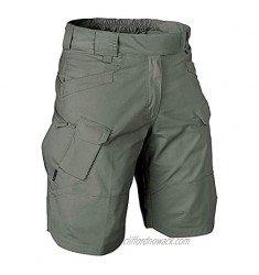 DJked 2021 Waterproof Tactical Shorts for Men Quick Dry Breathable Hiking Fishing Cargo Shorts Pants