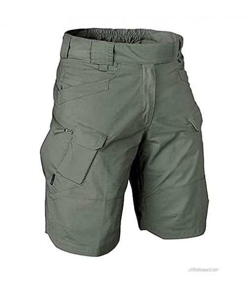 DJked 2021 Waterproof Tactical Shorts for Men Quick Dry Breathable Hiking Fishing Cargo Shorts Pants