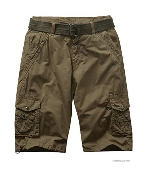 ZITY Men's Cargo Shorts Casual Multi Pockets