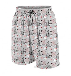 Elastic Waist Soft Lounge Shorts Casual Pajama Shorts with Pockets M-XXL