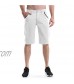 OCHENTA Men's Regular Fit Flat Front Cotton Shorts