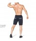 BROKIG Home Workout Shorts Men's Bodybuilding Gym Shorts Running Shorts with Side-Zip Pockets