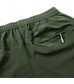 LOUECHY Men's Workout Running Shorts Quick-Dry Sports Shorts Zipper Pockets
