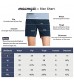 maamgic Mens 5 Gym Running Shorts for Men 2 in 1 Quick Dry Workout Athletic Shorts