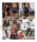 Malavita Men's Workout Running Shorts 2 in 1 with Zipper Pockets