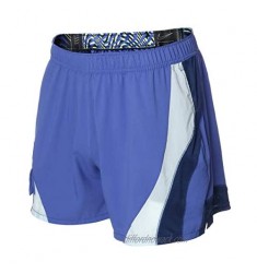Nike Men's Training Workout Dri Fit Shorts Blue