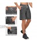 SPECIALMAGIC Men's 10 Athletic Shorts Cotton Casual Sweat Gym Shorts Running Workout with Zippers Pockets