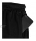 KINRO Men's Lightweight Sweatpants Open Bottom Workout Gym Running Pants with Zipper Pockets
